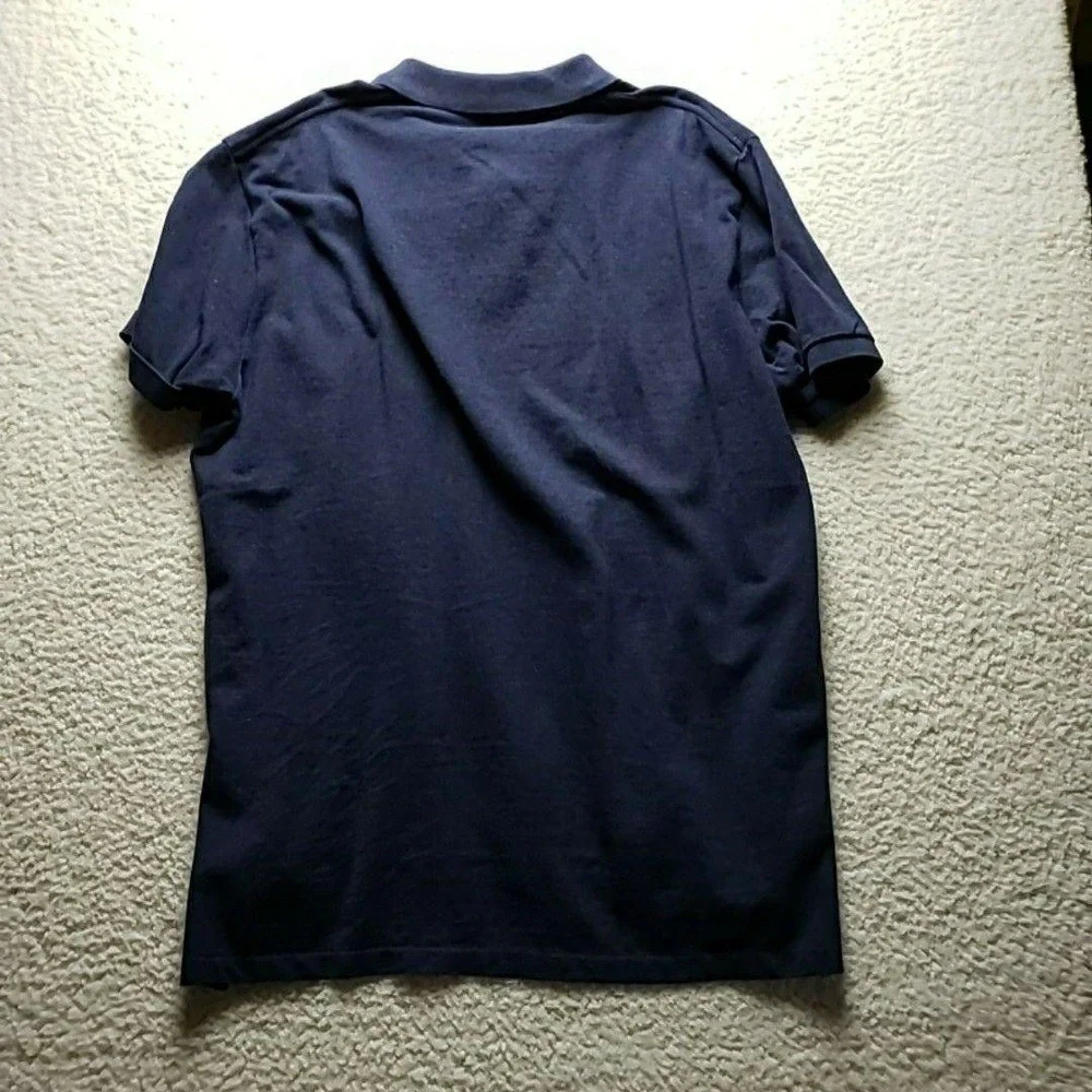 Polo Ralph Lauren Polo Shirt Mens XL Blue Short Sleeve Cotton Knit Logo Top